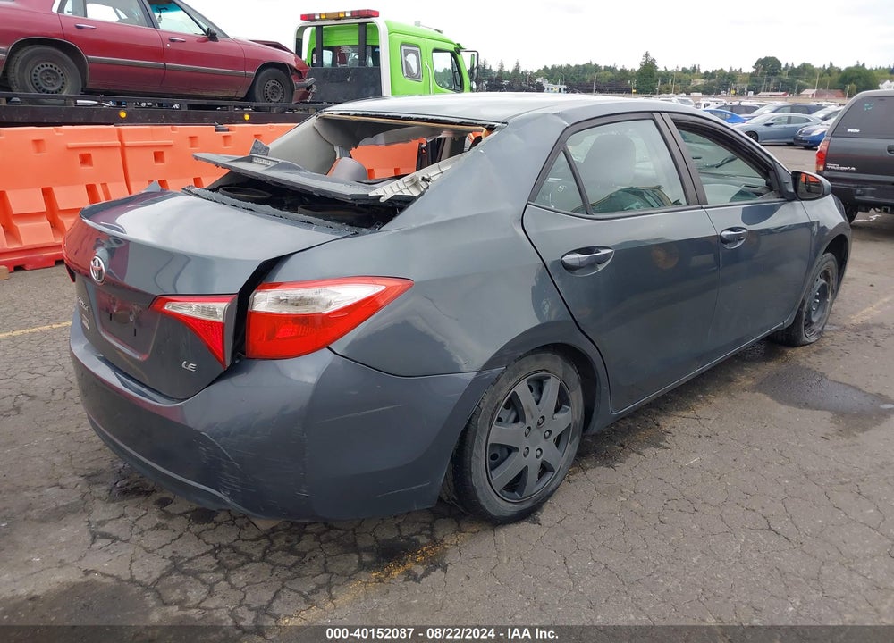 2014 TOYOTA COROLLA LE VIN: 5YFBURHE4EP140969