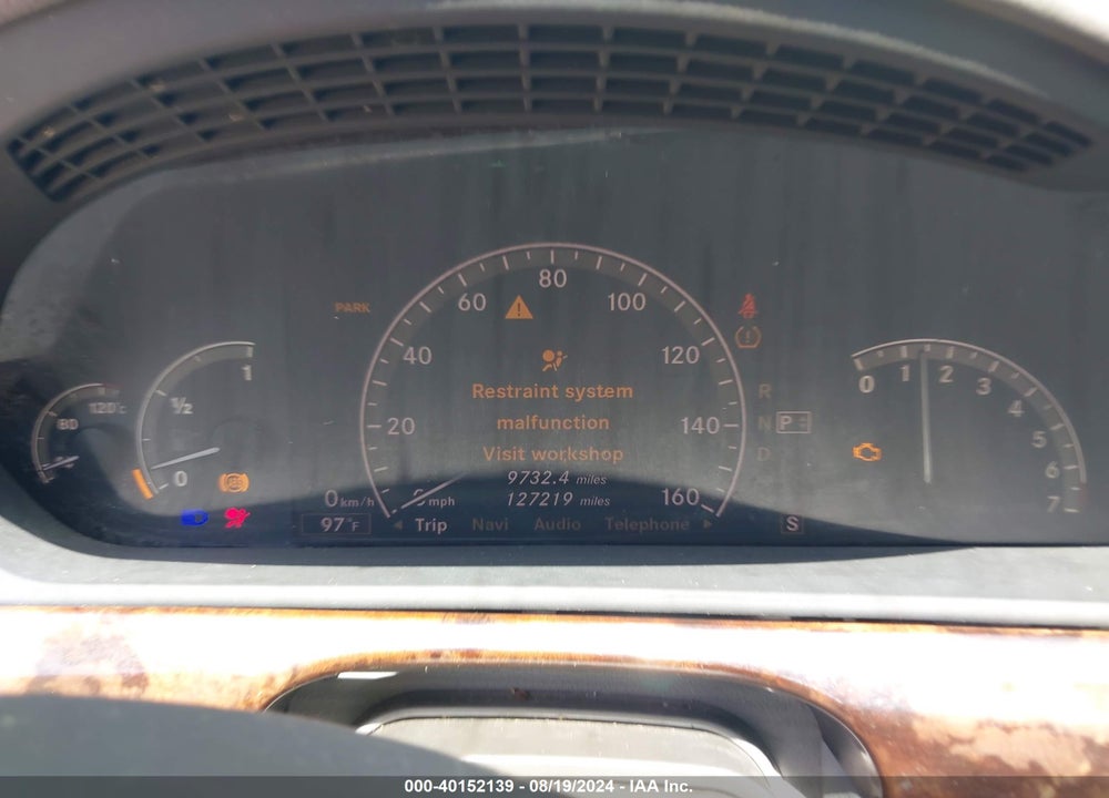 2007 MERCEDES-BENZ S 550 VIN: WDDNG71X27A072026