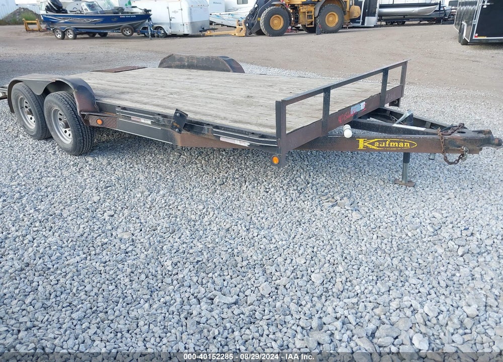 2012 KAUFMAN FLATBED TRAILER VIN: 5SHFA1829CB000434