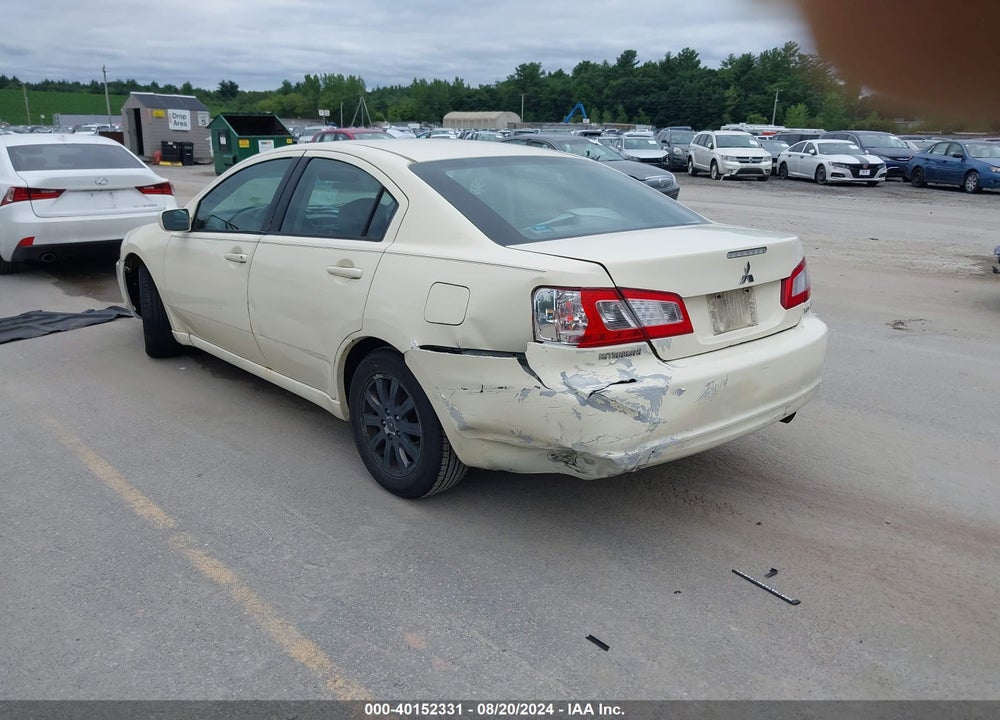 2009 MITSUBISHI GALANT ES/SPORT EDITION VIN: 4A3AB36F49E040655