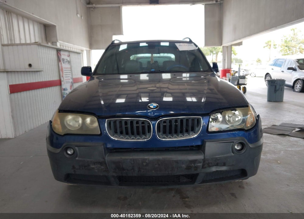 2005 BMW X3 3.0I VIN: WBXPA93465WD06760