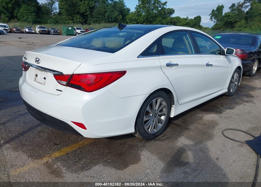 2014 HYUNDAI SONATA LIMITED VIN: 5NPEC4AC3EH884958