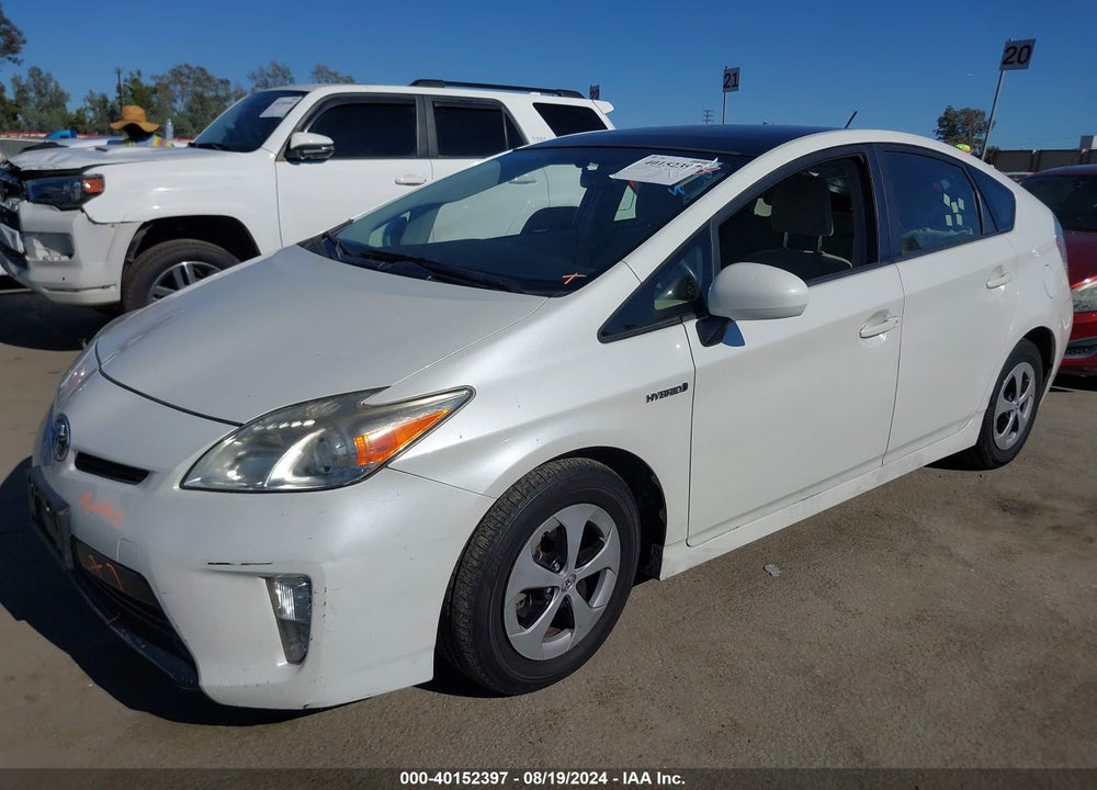 2014 TOYOTA PRIUS THREE VIN: JTDKN3DU6E1822862