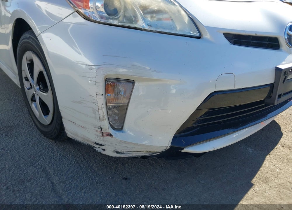 2014 TOYOTA PRIUS THREE VIN: JTDKN3DU6E1822862