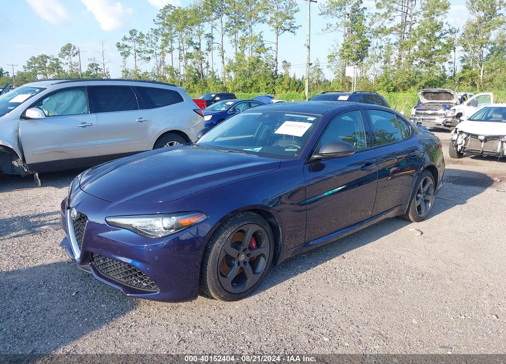 2018 ALFA ROMEO GIULIA RWD VIN: ZARFAEBN4J7591672
