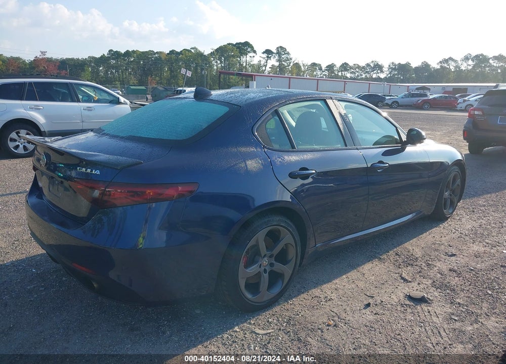 2018 ALFA ROMEO GIULIA RWD VIN: ZARFAEBN4J7591672