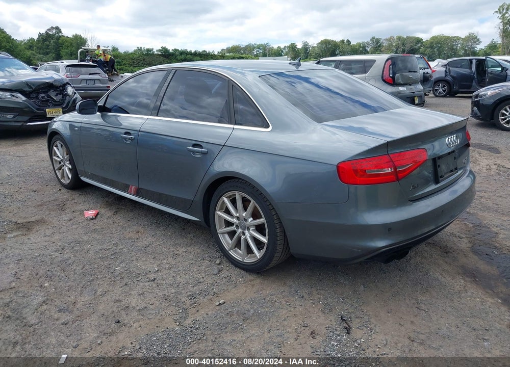 2014 AUDI A4 2.0T PREMIUM VIN: WAUFFAFL6EN039750