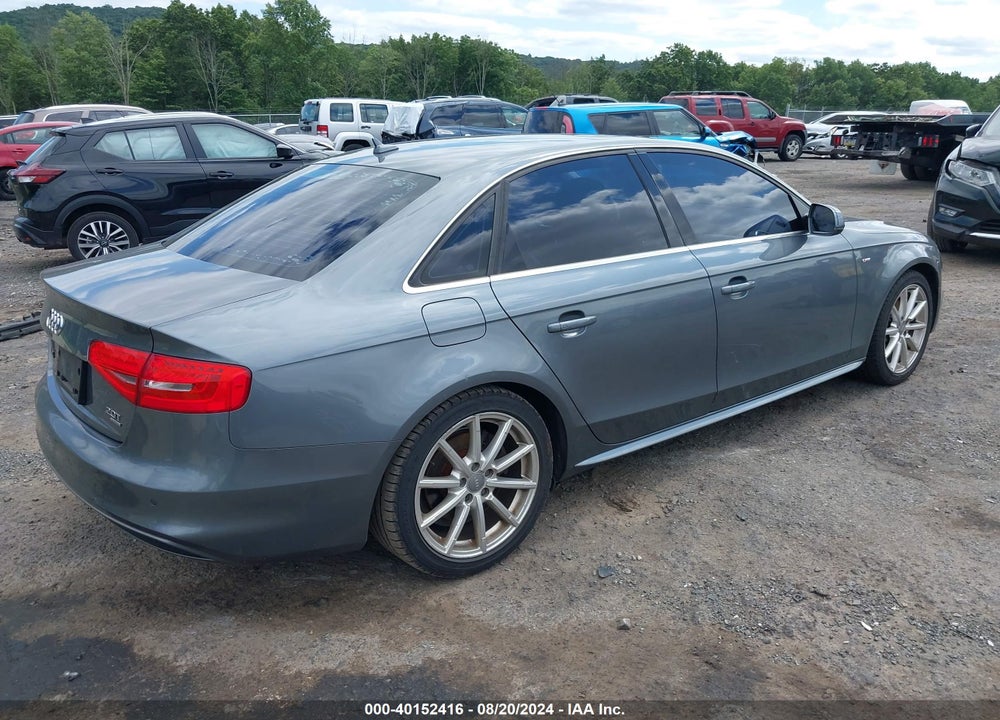 2014 AUDI A4 2.0T PREMIUM VIN: WAUFFAFL6EN039750