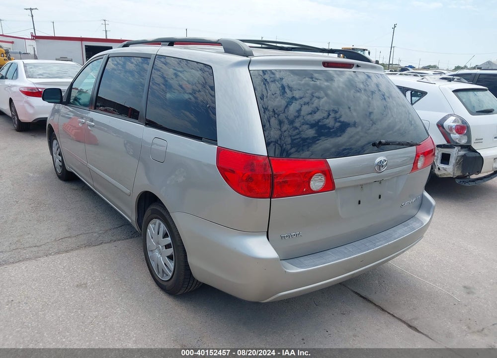 2007 TOYOTA SIENNA LE VIN: 5TDZK23C77S054938