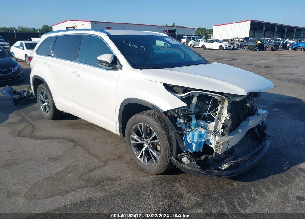 2016 TOYOTA HIGHLANDER XLE V6 VIN: 5TDKKRFH9GS156730