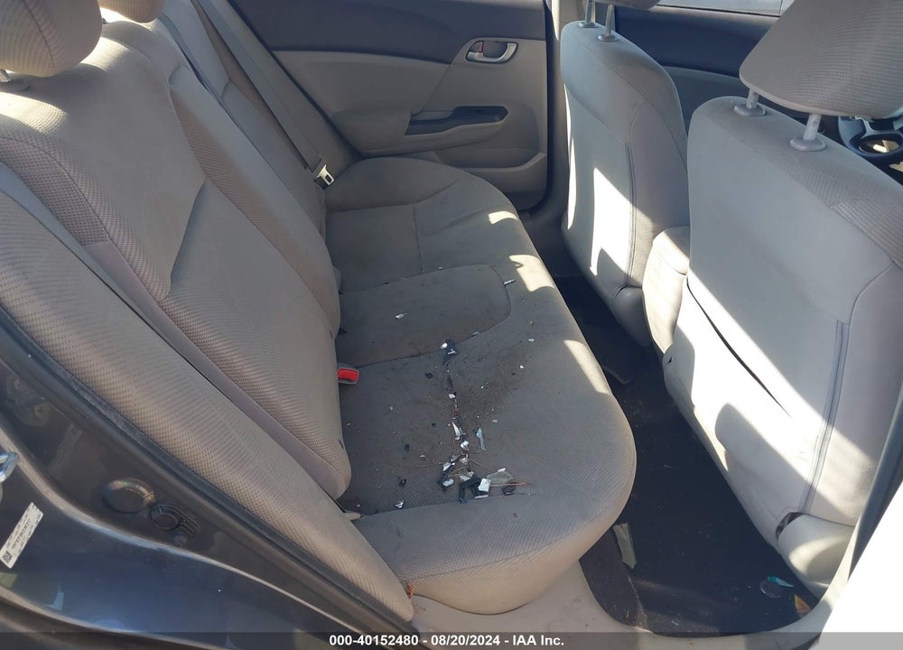 2012 HONDA CIVIC LX VIN: 19XFB2F58CE387217