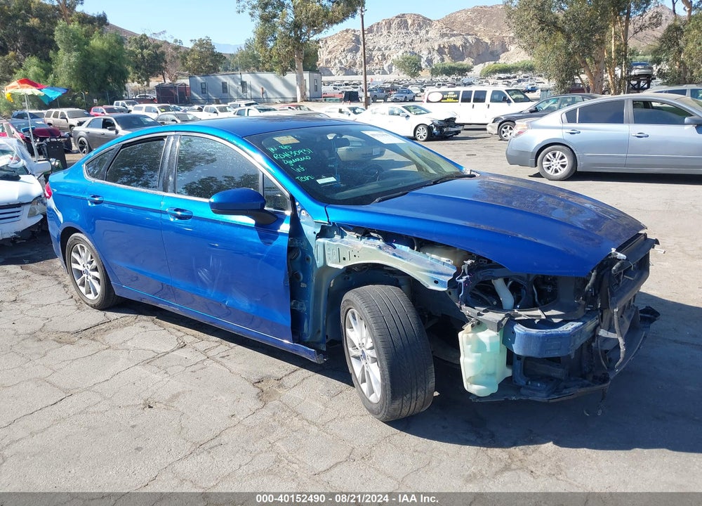 2017 FORD FUSION SE VIN: 3FA6P0H70HR110183
