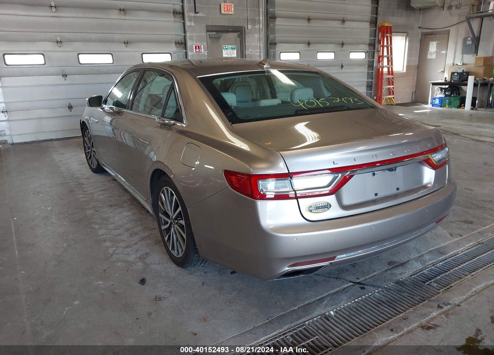 2019 LINCOLN CONTINENTAL SELECT VIN: 1LN6L9TK3K5607594