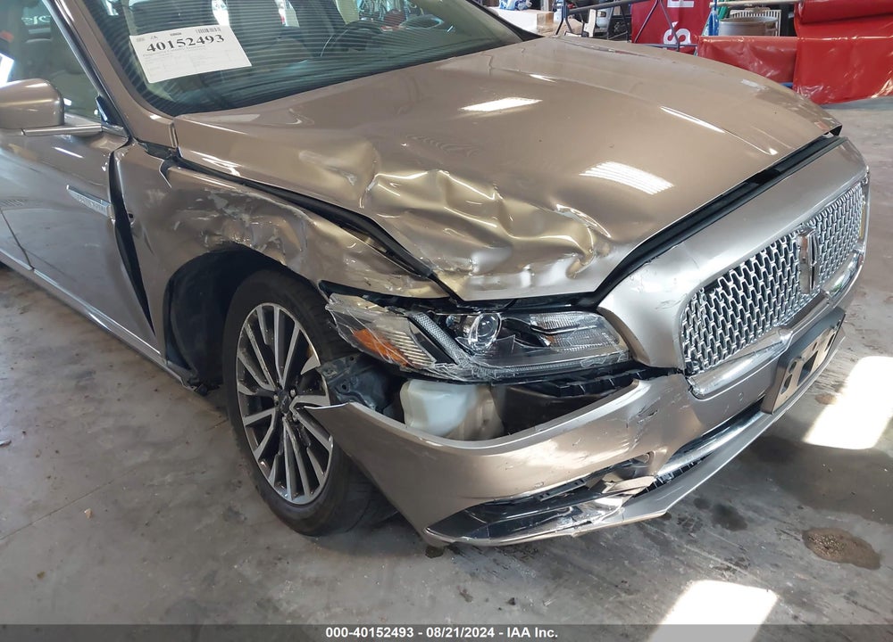 2019 LINCOLN CONTINENTAL SELECT VIN: 1LN6L9TK3K5607594