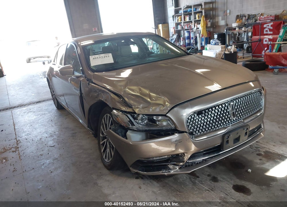 2019 LINCOLN CONTINENTAL SELECT VIN: 1LN6L9TK3K5607594