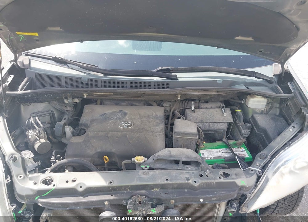 2012 TOYOTA SIENNA LE V6 8 PASSENGER VIN: 5TDKK3DC4CS213592