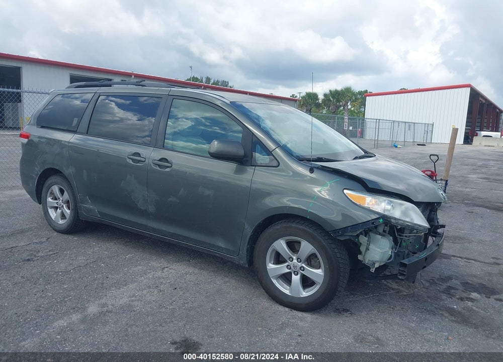 2012 TOYOTA SIENNA LE V6 8 PASSENGER VIN: 5TDKK3DC4CS213592