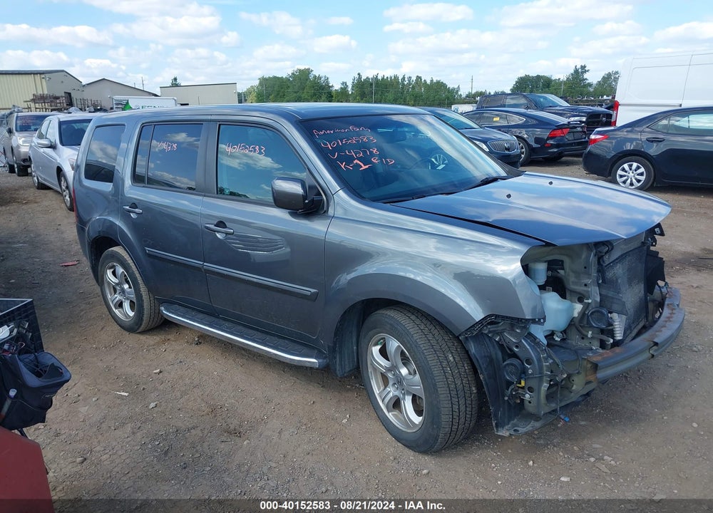 2012 HONDA PILOT EX-L VIN: 5FNYF4H73CB014278
