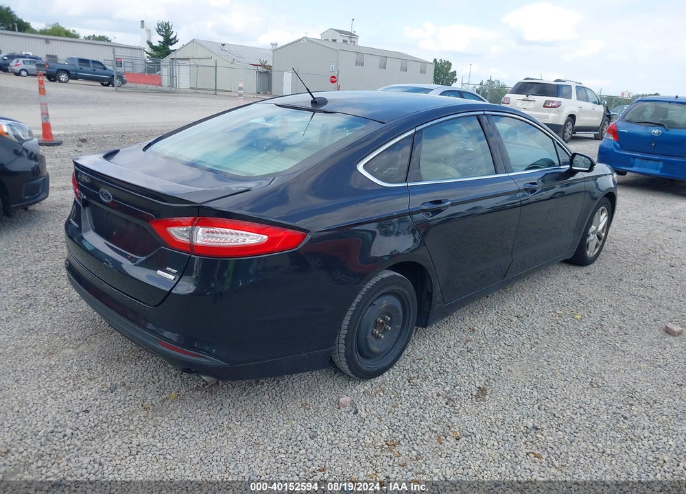 2013 FORD FUSION SE VIN: 3FA6P0HRXDR123583