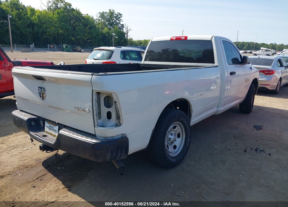 2017 RAM 1500 TRADESMAN REGULAR CAB 4X4 8' BOX VIN: 3C6JR7DG9HG769816