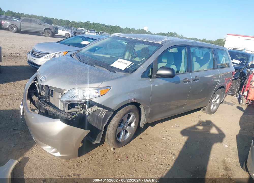 2017 TOYOTA SIENNA L 7 PASSENGER VIN: 5TDZZ3DC6HS878589