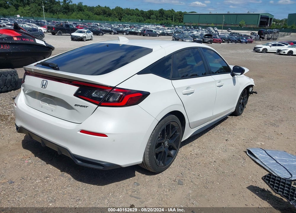 2022 HONDA CIVIC SPORT VIN: 19XFL2H82NE010681