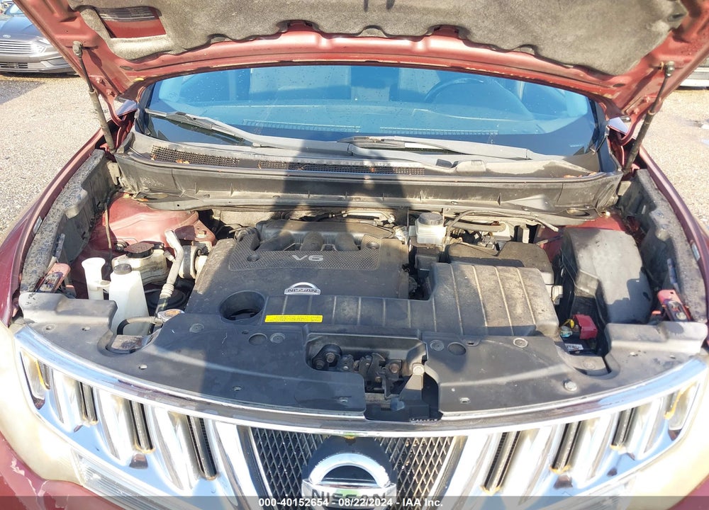 2009 NISSAN MURANO S VIN: JN8AZ18W69W106427