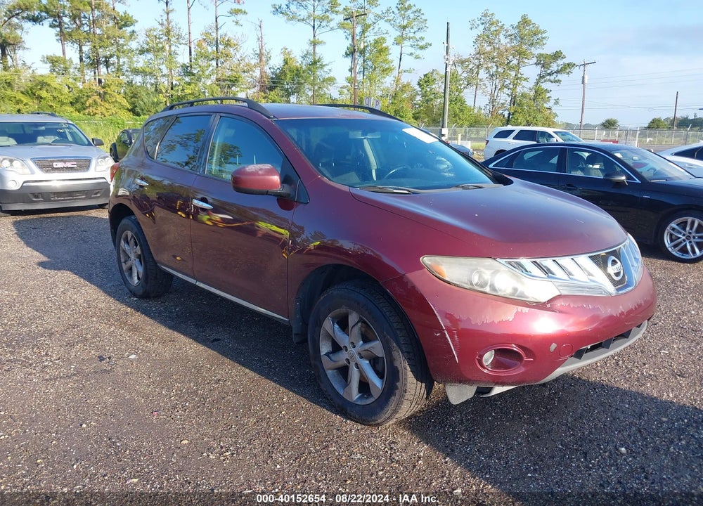 2009 NISSAN MURANO S VIN: JN8AZ18W69W106427