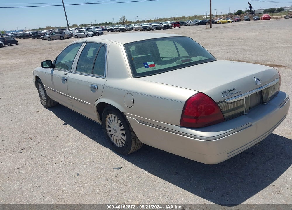 2008 MERCURY GRAND MARQUIS LS VIN: 2MEFM75V98X624581
