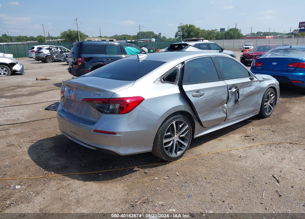 2022 HONDA CIVIC TOURING VIN: 2HGFE1F99NH320039