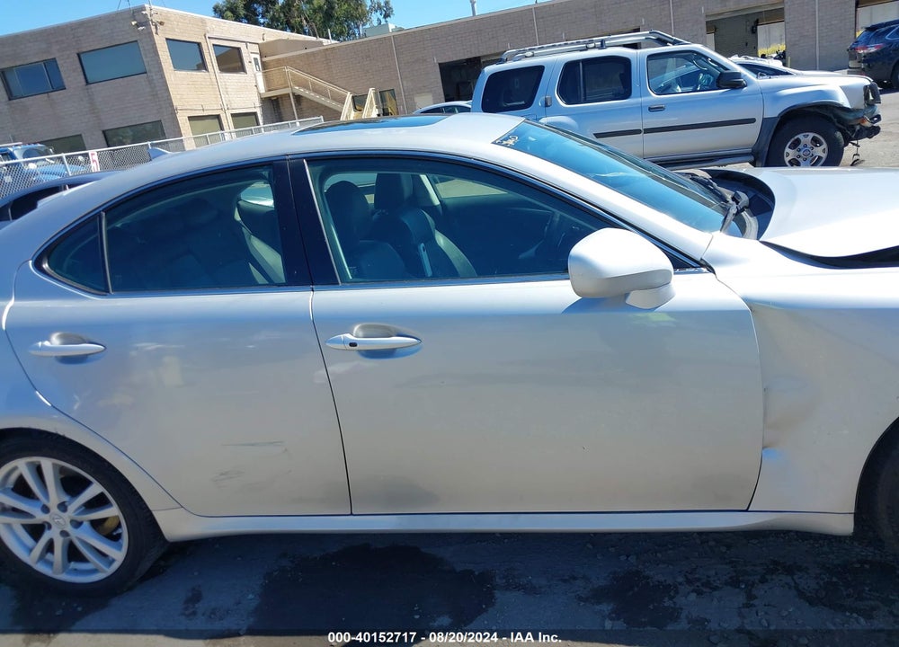 2007 LEXUS IS 250 VIN: JTHBK262172054508