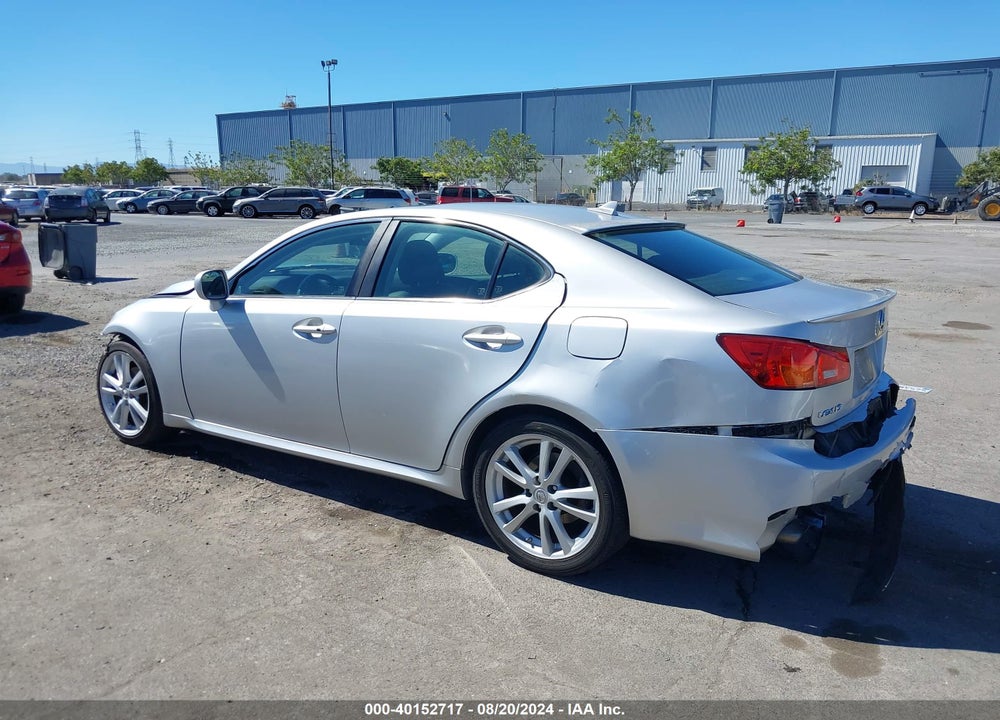 2007 LEXUS IS 250 VIN: JTHBK262172054508