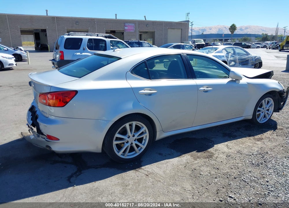 2007 LEXUS IS 250 VIN: JTHBK262172054508