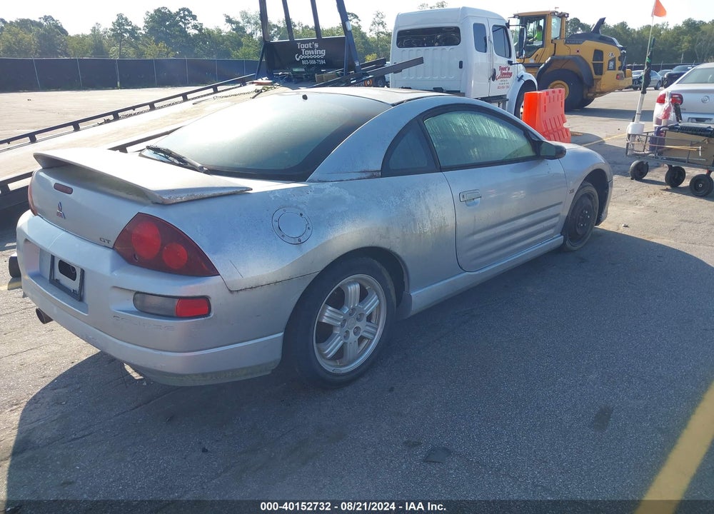 2000 MITSUBISHI ECLIPSE GT VIN: 4A3AC54L8YE060262