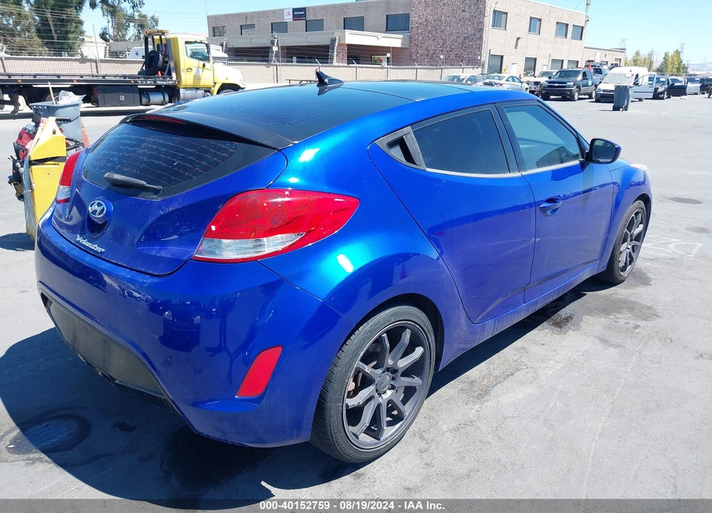 2012 HYUNDAI VELOSTER BASE W/BLACK VIN: KMHTC6ADXCU067268
