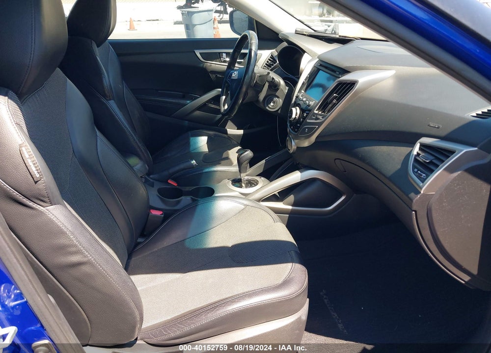 2012 HYUNDAI VELOSTER BASE W/BLACK VIN: KMHTC6ADXCU067268