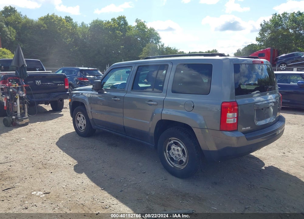 2013 JEEP PATRIOT SPORT VIN: 1C4NJPBA8DD272666