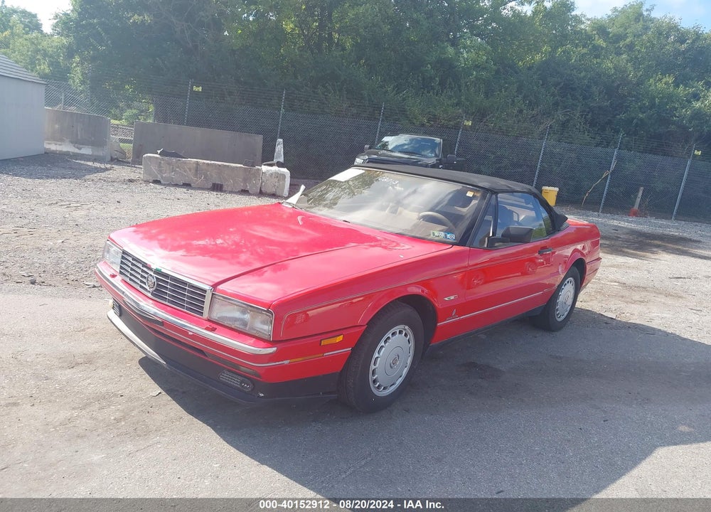 1988 CADILLAC ALLANTE VIN: 1G6VR3175JU102013