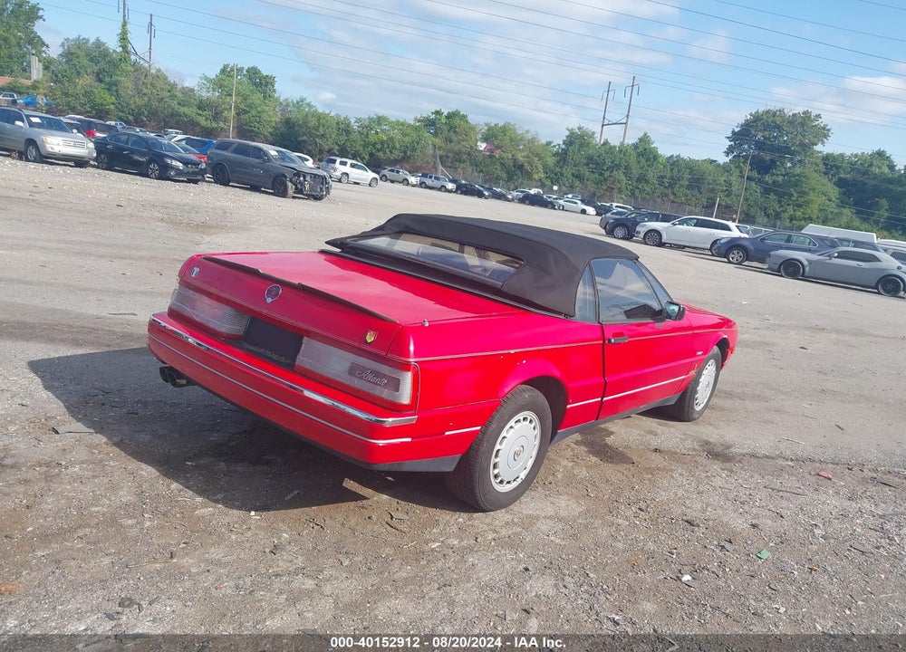 1988 CADILLAC ALLANTE VIN: 1G6VR3175JU102013