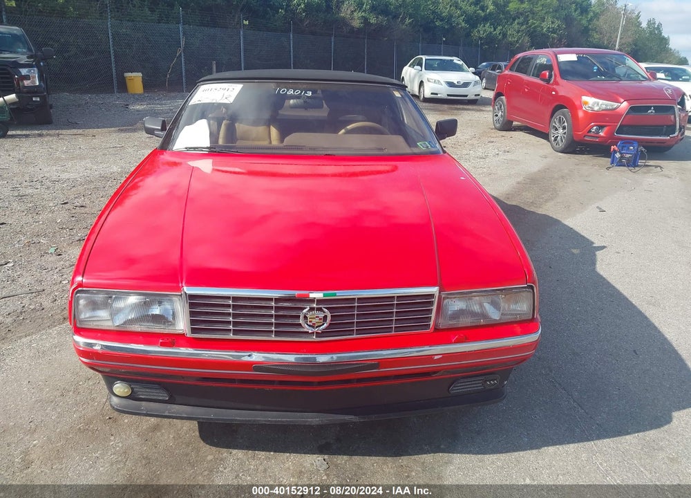 1988 CADILLAC ALLANTE VIN: 1G6VR3175JU102013