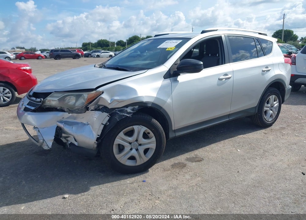 2013 TOYOTA RAV4 LE VIN: JTMZFREV8D5010444