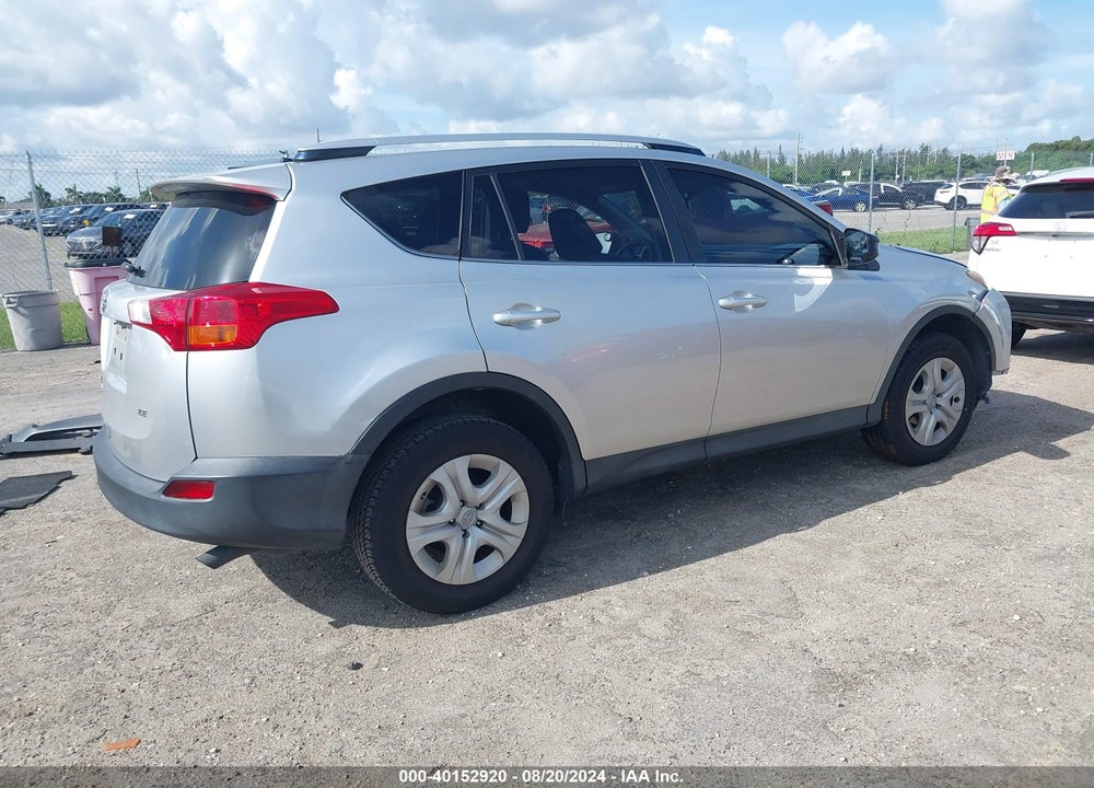 2013 TOYOTA RAV4 LE VIN: JTMZFREV8D5010444