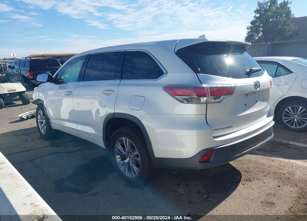 2014 TOYOTA HIGHLANDER LE PLUS V6 VIN: 5TDZKRFH9ES018925