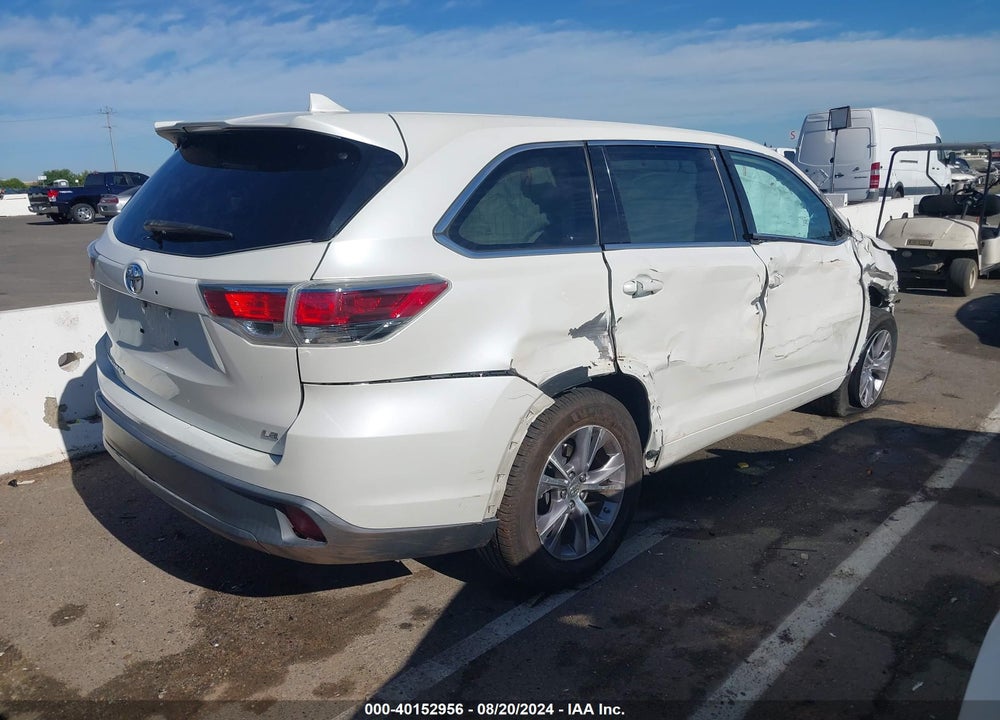 2014 TOYOTA HIGHLANDER LE PLUS V6 VIN: 5TDZKRFH9ES018925