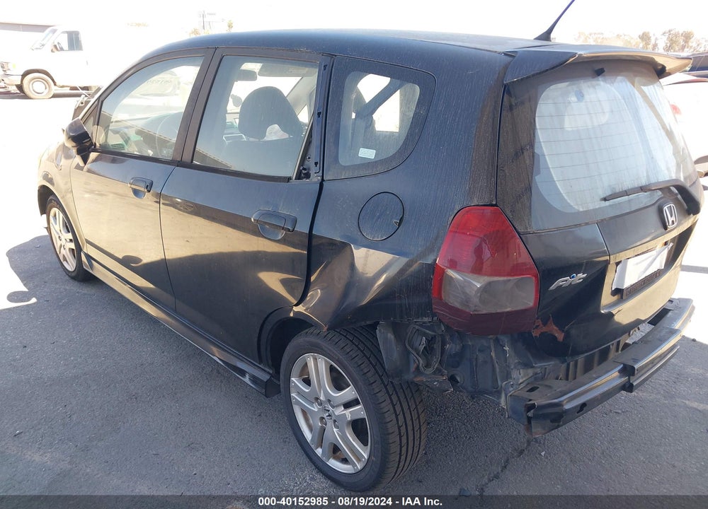 2007 HONDA FIT VIN: JHMGD38627S010331
