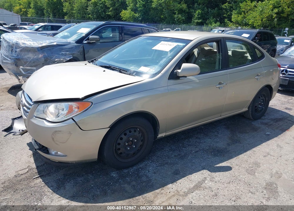 2010 HYUNDAI ELANTRA GLS VIN: KMHDU4AD2AU969254
