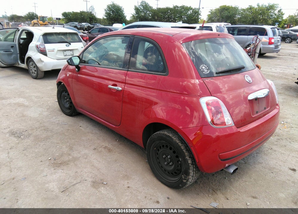 2013 FIAT 500 POP VIN: 3C3CFFAR0DT752208
