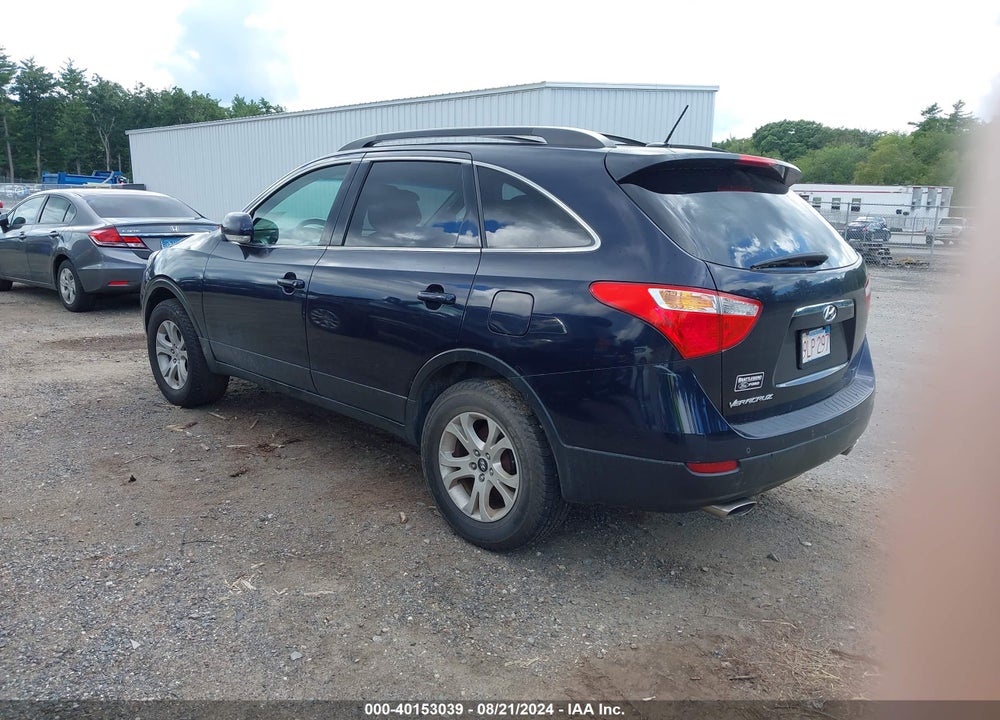 2012 HYUNDAI VERACRUZ GLS VIN: KM8NUDCC3CU186987