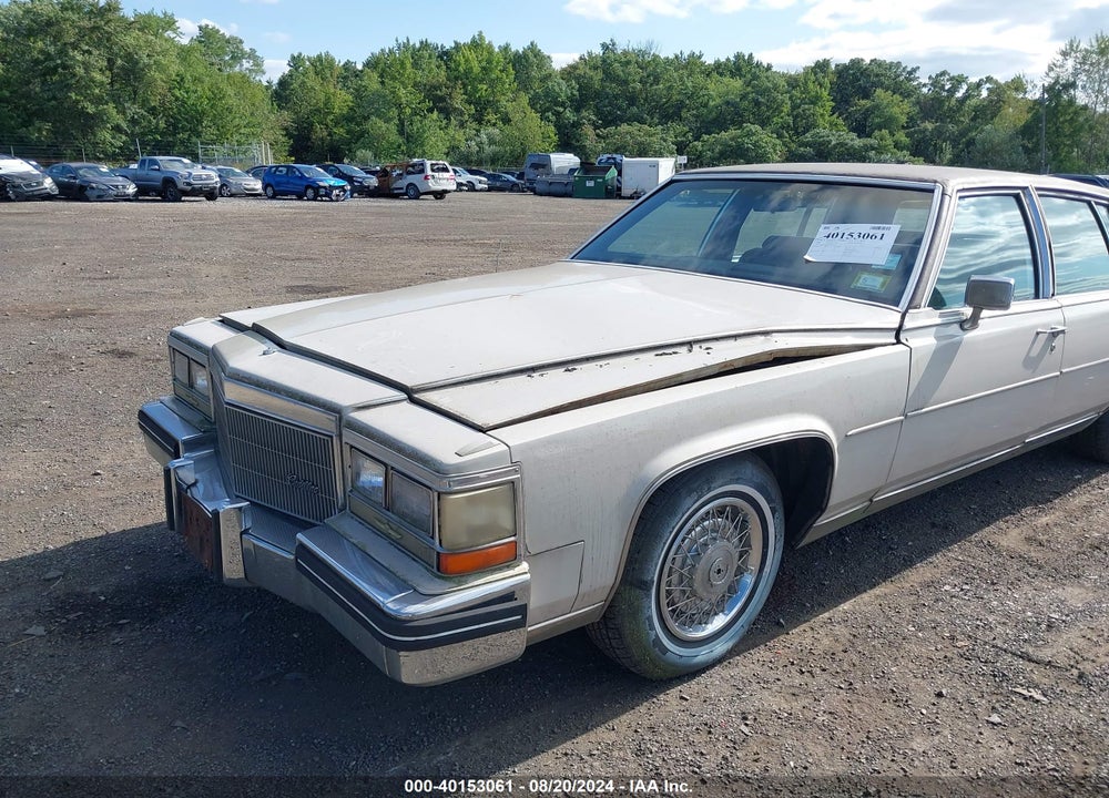 1984 CADILLAC FLEETWOOD BROUGHAM VIN: 1G6AW6988E9081172
