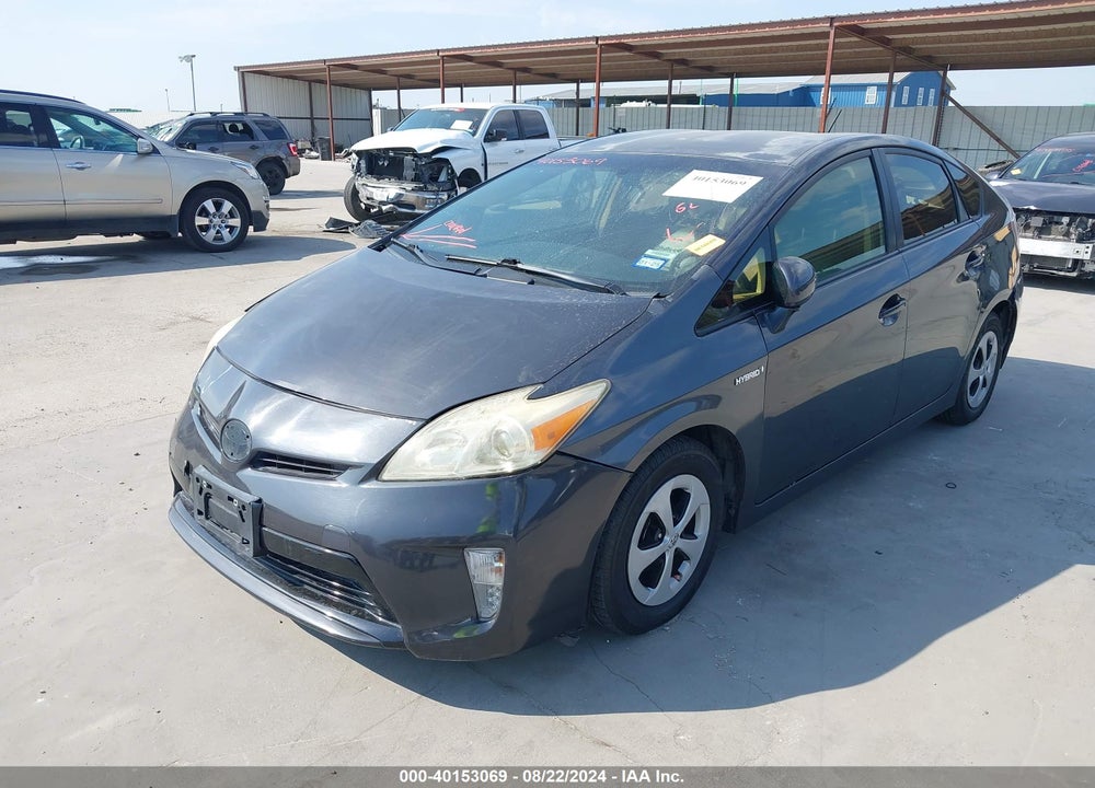 2012 TOYOTA PRIUS THREE VIN: JTDKN3DU8C1607030